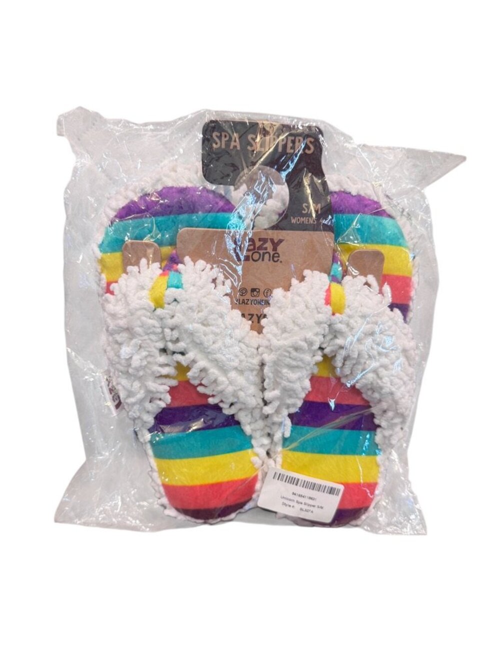 LAZY ONE spa slippers Unicorn S/M New in package
